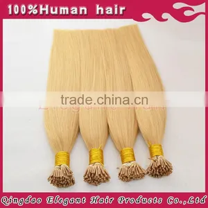 2015 High Quality Human Hair Extension i Tip Human Hair Free Sample thumbnail-4
