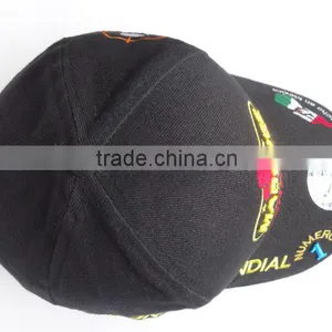 Custom Blank Snapback Cap With Leather Brim thumbnail-6