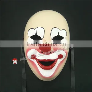 Hot Sales Jester Rigid Plastic Clown Mask Cartoon Show Mask Will Partyl Mask The Adults And Kids Can Wear thumbnail-1