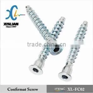 Hex Drive With Deep Hole 7x50 Confirmat Screw Furniture Screw thumbnail-2