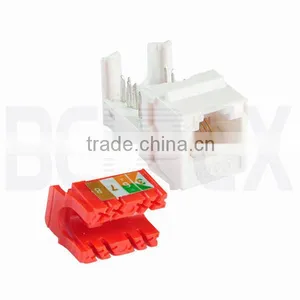 Modular Cat6 RJ45 Keystone Jack UTP Cat5e RJ45 Modular RJ45 Keystone Jack thumbnail-3