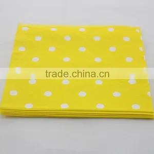 Party Supplies Printed Folding Assorted Color Napkin Paper Napkin thumbnail-4