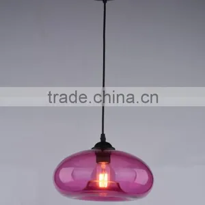 E27 Modern Style Glass Material Ceiling Fixture Lamp Light Pendant Lighting RT3037 thumbnail-5