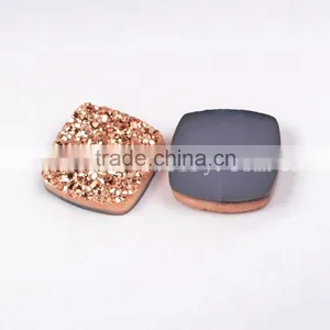 Druzy Stones Wholesale Titanium Druzy Beads thumbnail-3