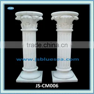Sale White Marble Carved Corrugated Columns thumbnail-1
