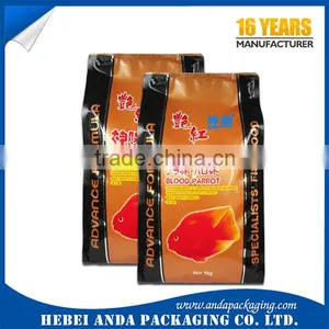 Aluminum Foil Fish Food Packaging Material / Plastic Zipper Lock Bag thumbnail-2