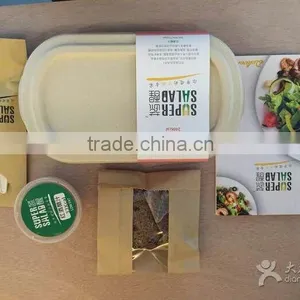 Bamboo Fiber 29oz Salad Box With Lid thumbnail-5