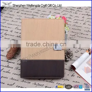 Multi-color Leather Diary With Usb Stick,ring Binder Notebook Power Bank Quality Choice thumbnail-1