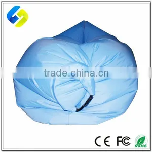 China Manufacturer Nylon 210T Fabric Lazy Outdoor Inflatable Sleeping Bag Sofa thumbnail-5