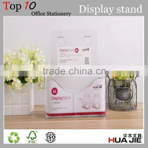 Best Price A4 Plastic Clear Magazine Display Stand thumbnail-4