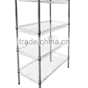 High Quality Metal Wire Mesh Shelves thumbnail-2