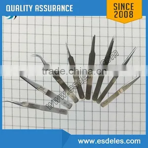 VETUS Origina ESD Antistatic Conductive Replacement Stainless Steel or Plastic Tweezers thumbnail-3