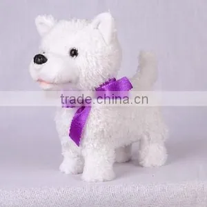 White Walking and Nodding Dog thumbnail-1