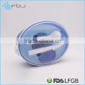 Multi Function 3 Compartment Plastic Food Container 3 Compartment With Locked Lid thumbnail-2