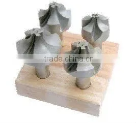 INCH 4PC HSS COBALT CORNER ROUNDING END MILL SET thumbnail-1