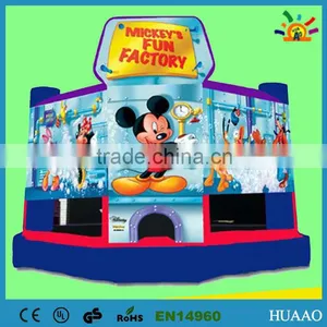 Cheap Commercial Grade Inflatable Micky Mouse Jumping Castle for Sale thumbnail-1