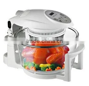 12L Digital Control Multi-purpose Halogen Oven White Color thumbnail-1