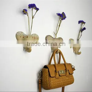 Creative Hand-painted Ceramic Vase Flower Animals Hanging Aromatherapy Bottles HY067102 thumbnail-2
