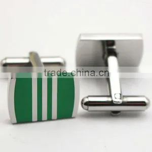 China Manufacturer 2016 Fashion Stainless Steel Shirts Cufflink thumbnail-3