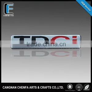 Custom Plastic Chrome Car Emblem Badges thumbnail-1