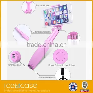 2016 New Products Wireless Bluetooth Mini Selfie Stick With Shutter Function thumbnail-5