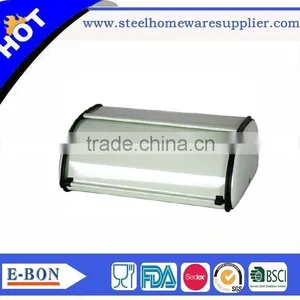 Colorful High Quality Stainless Black Steel Bread Bin thumbnail-2