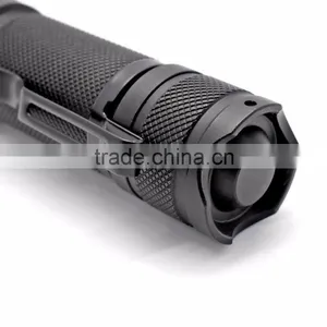 Soshine TC10 Rechargeable 200LM LED 3-Mode White Flashlight With USB Cable- Black (1 x 18650) thumbnail-4