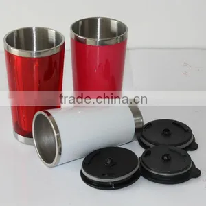 Stainless Steel Auto Mug/travel Mug/ Coffee Cup/car Mug/thermos Mug/vacuum Mug thumbnail-1
