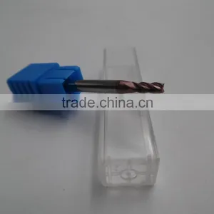 2mm Cutting Dia 4 Flutes HRC65 China Cnc Solid Carbide End Mill Cutter for Steel Supplier's Choice thumbnail-2