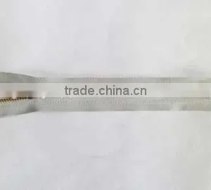 4# Metal Aluminum Zipper Fastener Close End Zipper With Locking Slider Shoes Zipper thumbnail-1