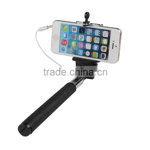 2015 HOT SALE Selfie Stick With Cable, Cable Take Pole Selfie Stick thumbnail-3