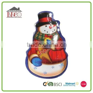 2015 Wholesale High Quality Snowman Shape Custom Print Melamine Tray thumbnail-1