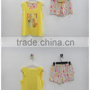 Lovely Letters Bowknot Pajamas Women thumbnail-1