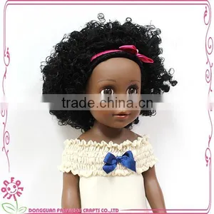 18 Inch Full Vinyl African Girl Dolls thumbnail-5