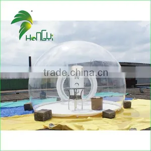 Durable Amazing PVC Waterproof Inflatable Outdoor Camping Clear Tent thumbnail-1