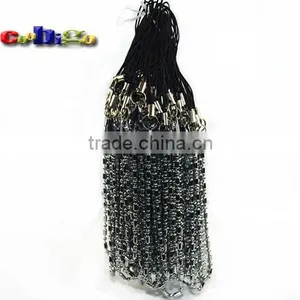 Mobile Cell Phone Strap Lariat Black With Chain Plated (150mm Length) Fit For Toy Keychain Accessories thumbnail-4
