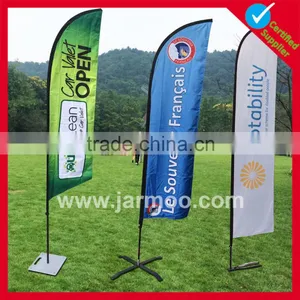 Promotional 110g Knitted Polyester Feather Banner Sail Banner thumbnail-6
