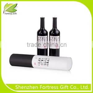High End Unique Luxury White Paper Wine Gift Box thumbnail-1