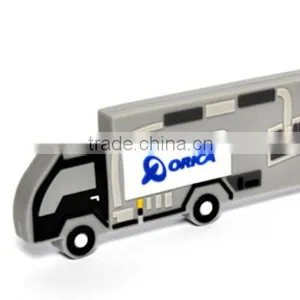Promotional Gift Cartoon Car PVC Custom Usb Flash Drive Supplier's Choice thumbnail-2