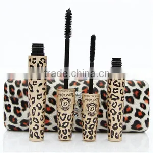 Makeup Leopard Print Mascara Set Waterproof Cosmetics Maquillage Long Lash Eyelash Eyelashes Love Alpha Make up For Eyes thumbnail-1