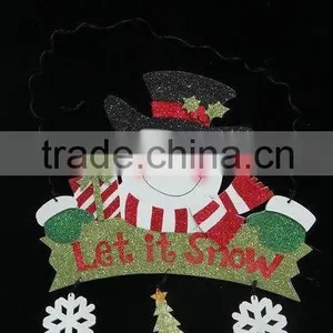 SNOWMAN LET IT SNOW CHRISTMAS ORNAMENTS OUTDOOR thumbnail-1