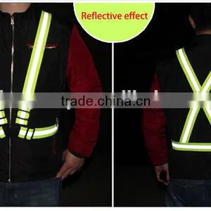 Reflective Safety Vest for Road Safety Reflecting Vest With Led Light thumbnail-3
