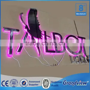 Light up Backlit Lighted Alphabet Metal Letter Sign for Building Advertising thumbnail-2