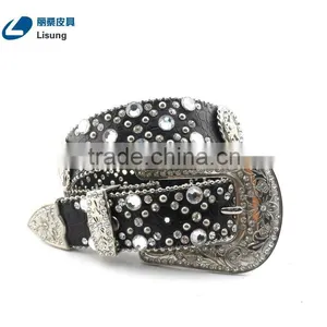 Discount Stars Cocho Ladies Rhinestone Dressy Western Belts thumbnail-2
