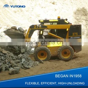 Load 1 Ton 75hp Mini Skid Steer Loader For Sale thumbnail-1