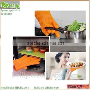 Silicone Oven Mitt Protection Professional Silicone Kitchen Gloves thumbnail-5