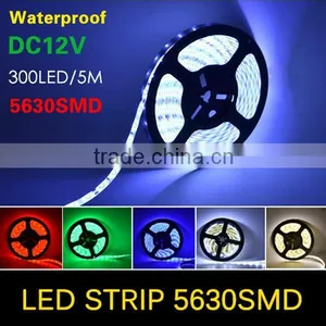 Waterproof LED Strip 5630 (5730) SMD 60LEDs/M Flexible DC 12V thumbnail-1