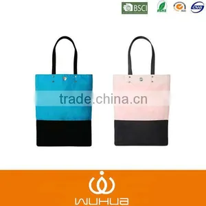 Cream Black Two Color Mix Women PU Leather Hangbag thumbnail-1