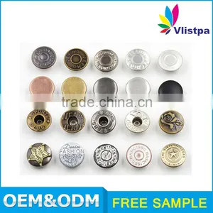 Fashionable Brass 10mm Custom Snap Buttons thumbnail-2