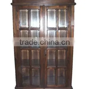 Governor Display Cabinet With Bevel Glass Doors thumbnail-1